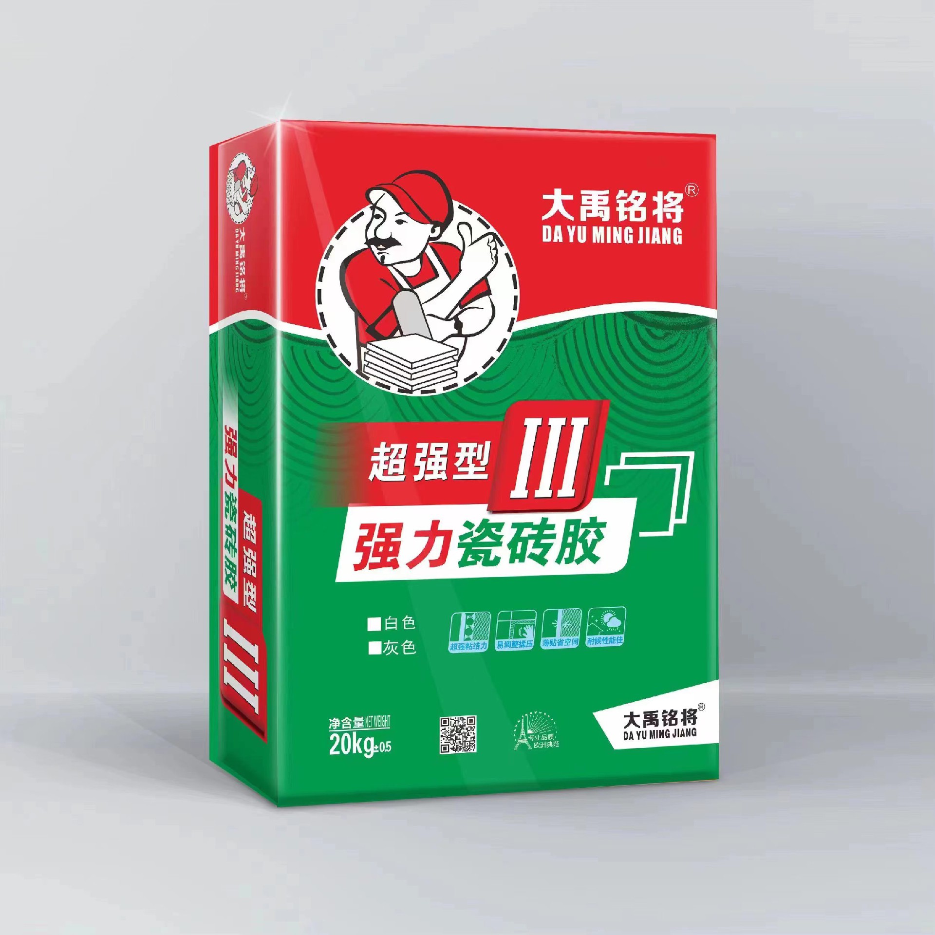 超強(qiáng)型Ⅲ強(qiáng)力瓷磚膠